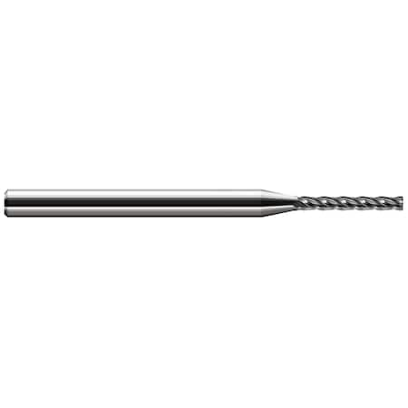 Miniature End Mill - Corner Radius - Long Flute